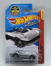 2015 Hot Wheels Corvette Grand Sport Roadster #179/250 HW RACE 1:64 HTF