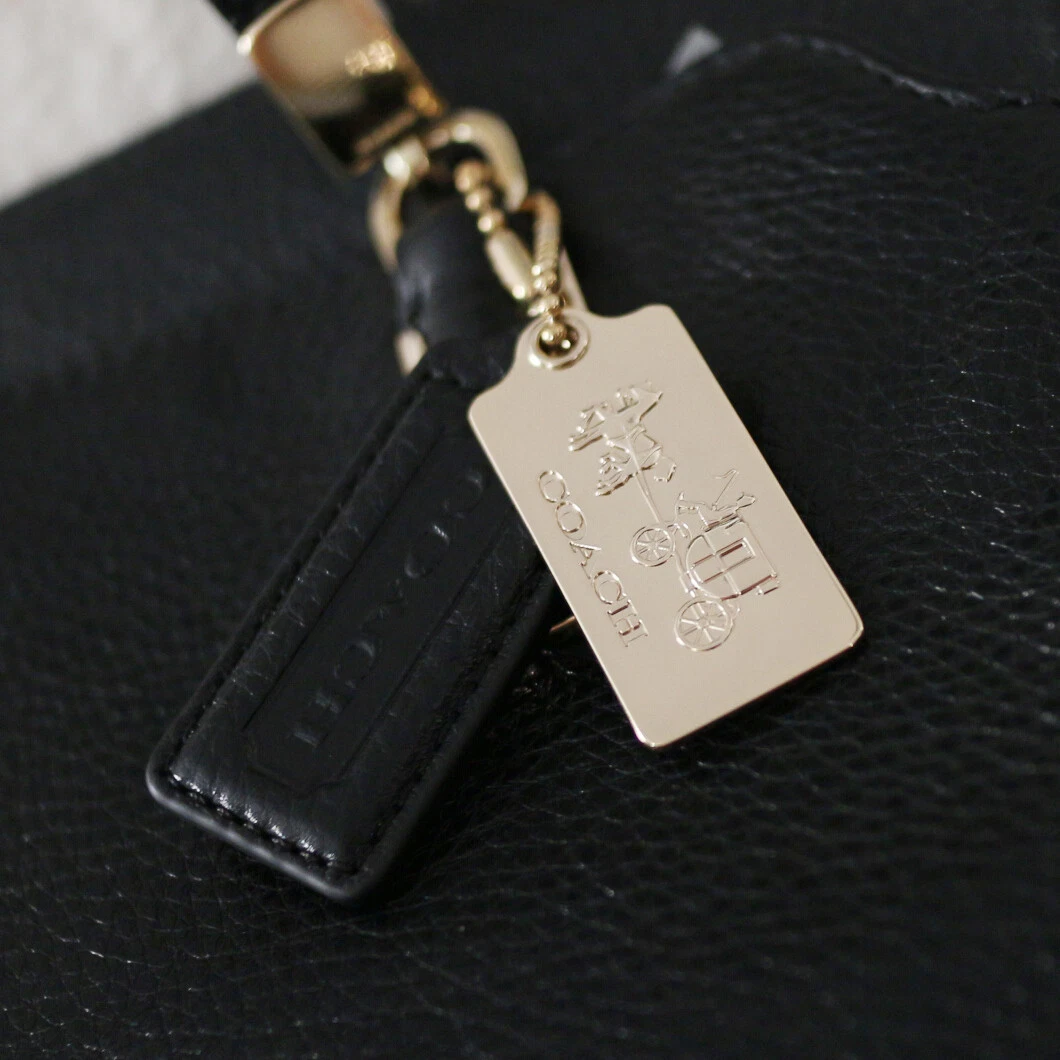 Borsa a tracolla Coach Madison Kimberly in pelle nera nuova con etichette nuova $398