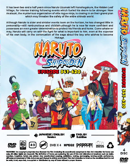 Anime DVD Naruto Shippuden Episode 1-500 Complete English Dubbed All Region