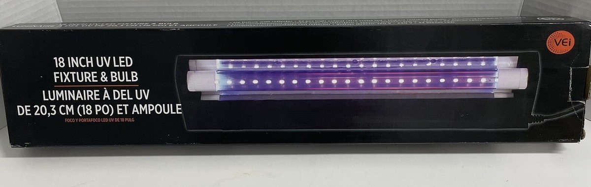 Black Light Fixture 18 Inch Kichler 59138BKT Hone 1 Light 18 Inch