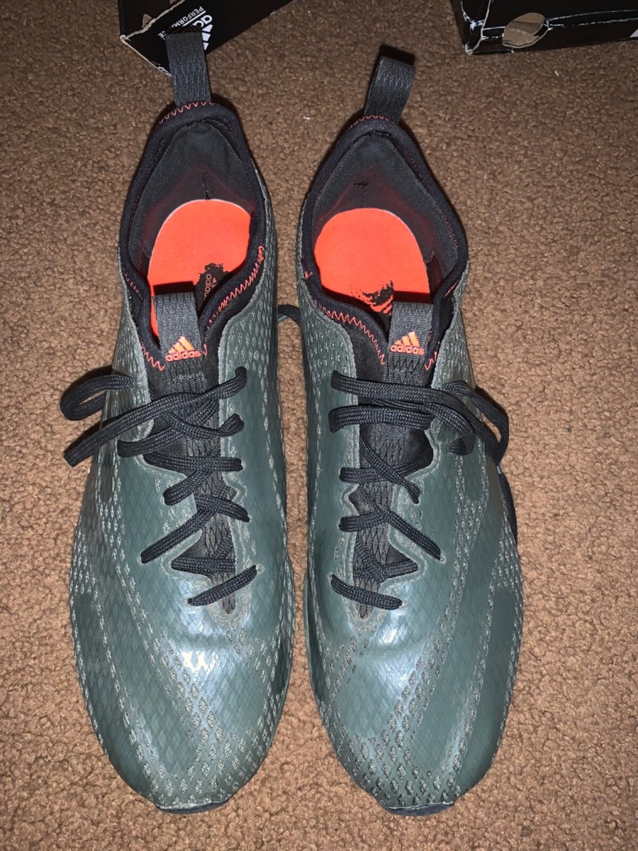 Adidas AXC Track Cross Country Shoes & Spikes Green/Red Men's Size