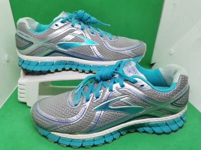 Brooks Adrenaline GTS 16 Running Shoes Women s Size 9.5 M 1202031 Gray Green