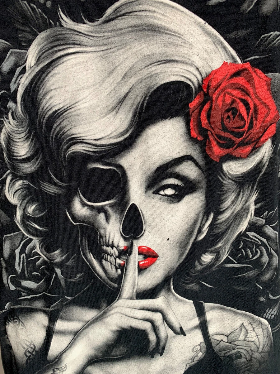 Aggregate more than 78 marilyn monroe tattoo skull - in.cdgdbentre