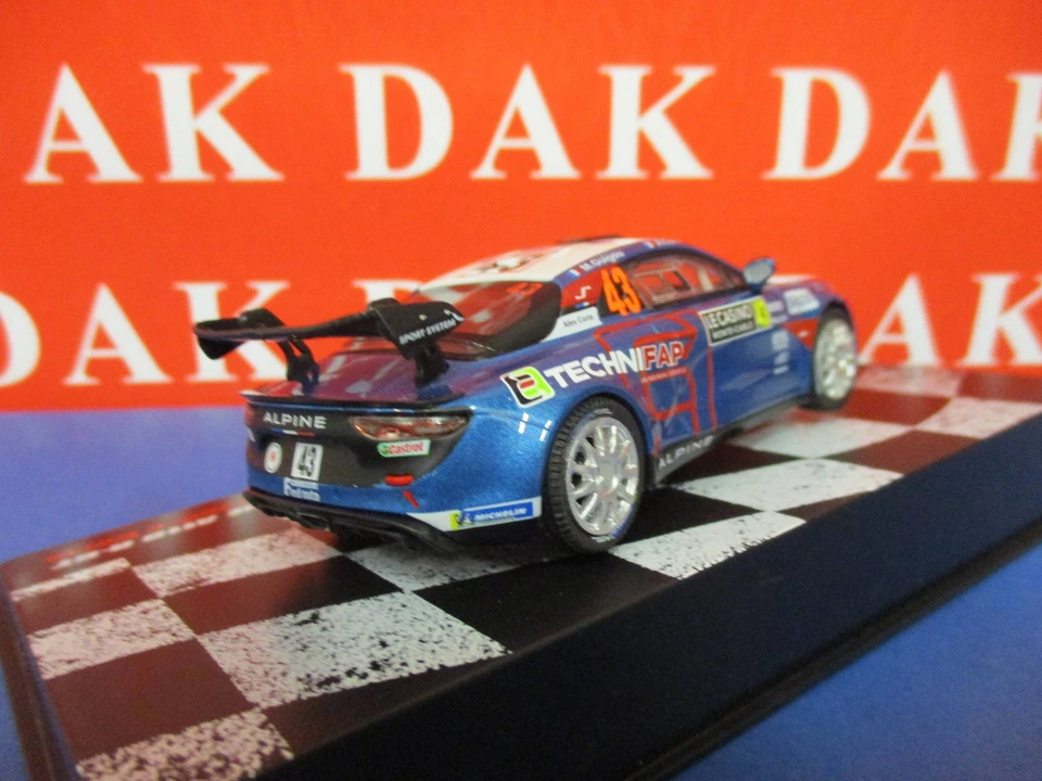 Die cast 1/43 Modellino Auto Alpine A110 R-GT Rally Monte Carlo 2021 E. Guigou - Immagine 3 di 4