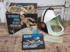 Vintage 1960s RCA Victor Space Astronaut Helmet Moon Man Toy Original Box USA