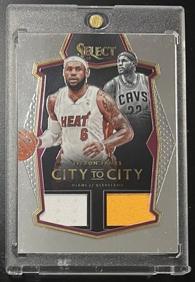 2015-16 Panini Select - City to City Jerseys LeBron James #2 /149 (MEM)