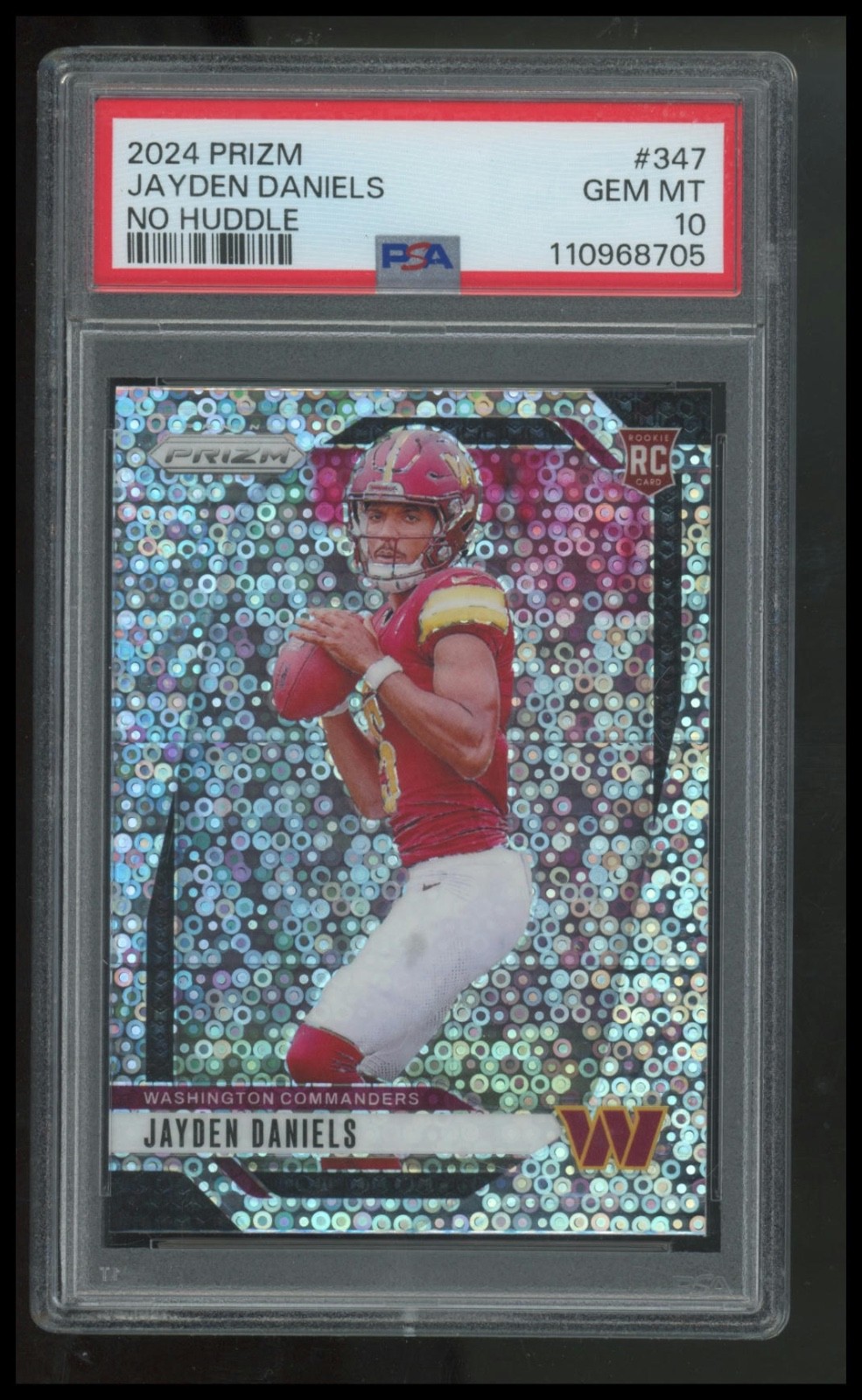 2024 Panini Prizm - No Huddle Jayden Daniels PSA 10 POP 7!!!!