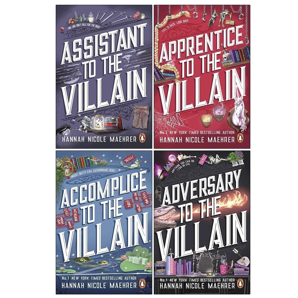 Assistant and the Villain Series 4 Books Collection Set By Hannah Nicole Maehrer - Image 3