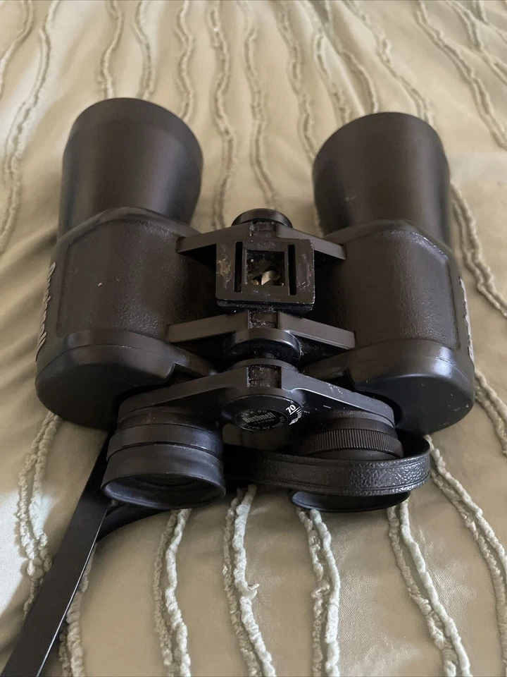 Binoculares gran angular Bushnell Powerview 13-250, 12x50 con correa y estuche ¡En muy buena condición! Foto 3 de 4