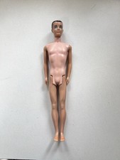 Vintage Brunette Smooth Painted Hair Straight Leg Ken Doll  1960's