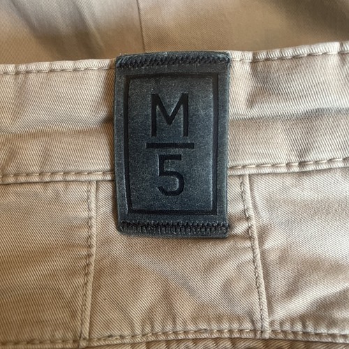 Pantalón chino Meyer M5 corte regular beige elástico algodón W32 L32 - Imagen 9 de 9