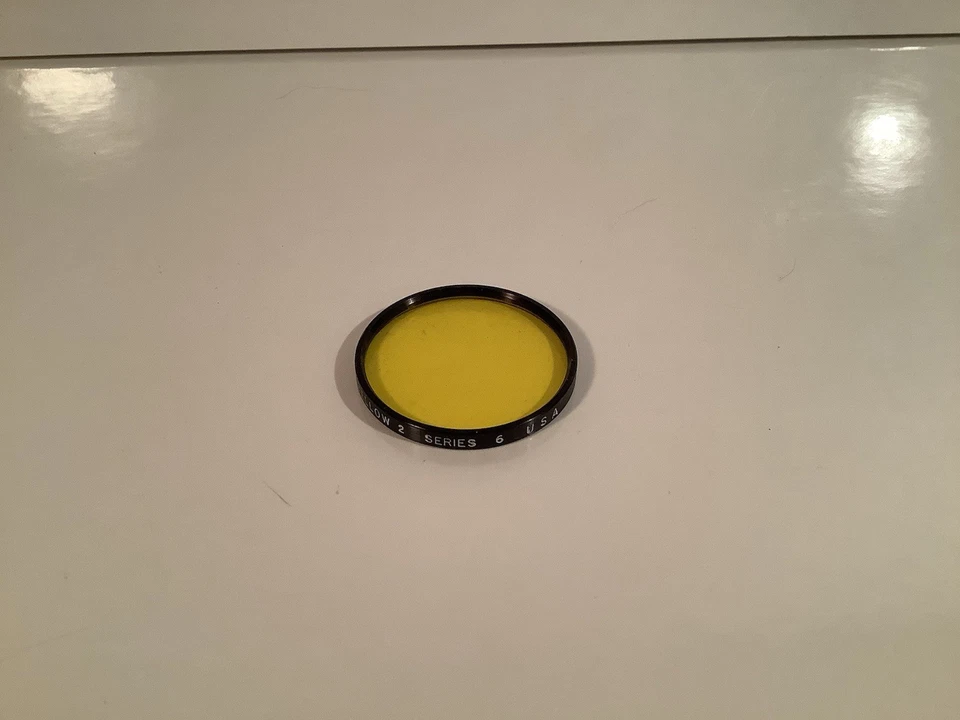 Tiffen Photar #8 Yellow 2 Series 6 Color Correction Photographic Filter - Good - Image 2 of 4