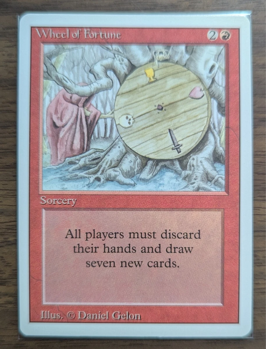 Wheel Of Fortune In Individual Magic: The Gathering Cards for sale