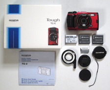 Olympus Tough TG-6 12.0MP Point  Shoot Digital Camera - Red
