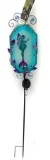Fairy Girl Glass & Metal Solar Garden Stake Sunset Vista Designs 41”