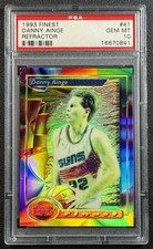 POP 2! DANNY AINGE PSA 10 1993-94 TOPPS FINEST #41 REFRACTOR SUNS