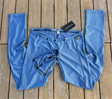 N2N Bodywear Men blue sea erotic bulge lift titan tights Activewear size L XL