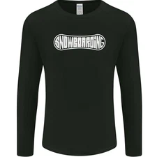 Snowboarding Snow Board Winter Sports Mens Long Sleeve T-Shirt
