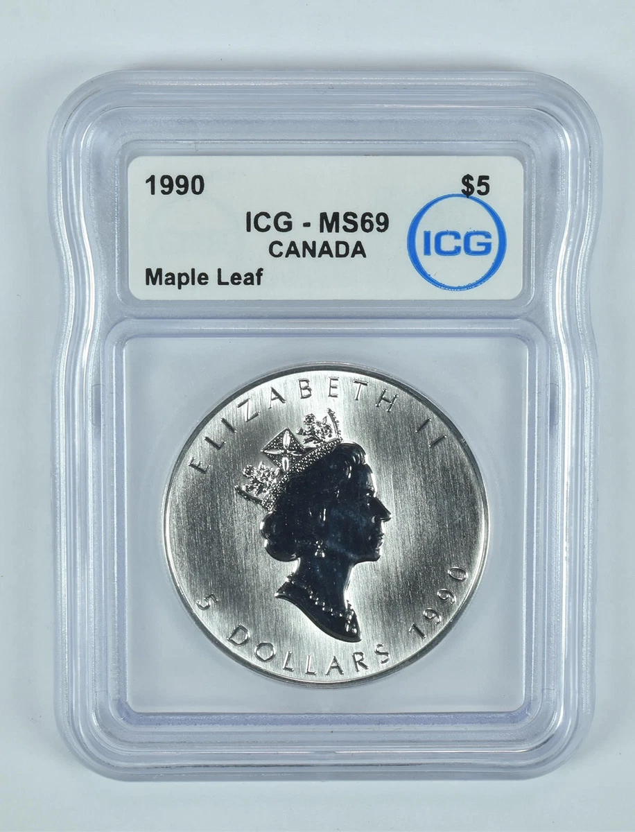 Canadian Maple Leaf 1990 Business Silver Bullion Coins for sale | eBay