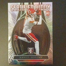 Panini 2024 Totally Certified #8 Xavier Worthy Certified Tuddy Rookie Chiefs NFL