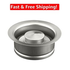Brushed Stainless Disposal Flange Stopper - Durable Kitchen Accessory