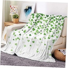 St Patricks Day Throw Blanket, St Patrick's Day Blanket Irish Blanket Green1