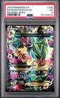 2015 POKEMON XY ROARING SKIES #105 FULL ART/M RAYQUAZA EX PSA 5