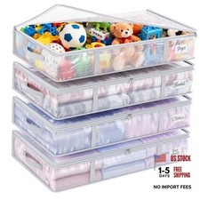 Clear Closet Underbed Storage Bins - 90L Underbed Storage Containers