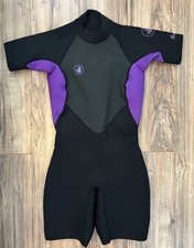 Body Glove Wetsuit Women  s Large Black/Purple Short Sleeve Pro 3 2:1