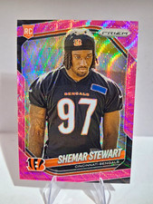 Panini Prizm Shemar Stewart Cincinnati Bengals RC Rookie Pink Wave 2025 #344