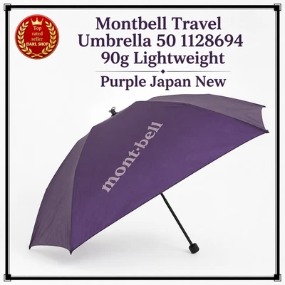 Parapluie de voyage Montbell 50 1128694 90 g violet léger Japon neuf - Photo 1/4