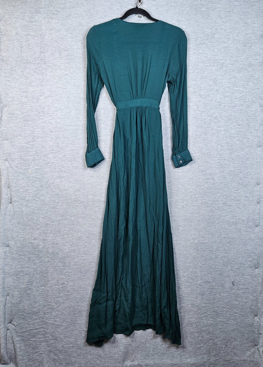 where to buy long formal dresses Sheer-Bodice Long A-Line Prom Dress with Embroidery Sage / Small main image 1
