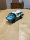 Vintage Hot Wheels 1969 The Heavyweights Ambulance-Aqua