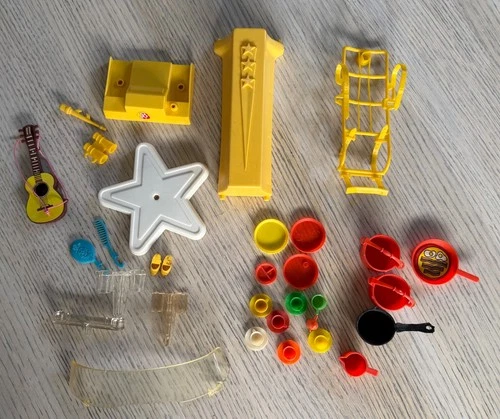 Vintage 70s Barbie Doll Superstar Stage Show #2328 Accessories + Stand Parts Mis
