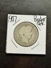 1907 P Barber Silver Quarter Good Better Date U.S. 25c Type Coin (Raw18313)