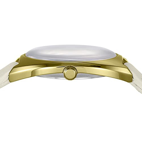 Henry London APPLE LEATHER Silver Dial Stainless Steel 28MM HL28-S-0450-AL White - Picture 3 of 5
