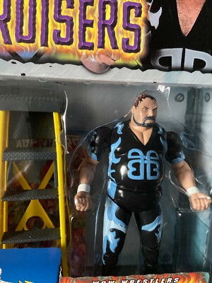 WCW Bruisers Bam Bam Bigelow Wrestling Figure Toy Biz WWF WWE | eBay