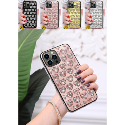 Glitter Bling Love Crystal Diamond Case For Apple iPhone 14 Pro Max 13 12 11