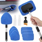 11pcs Windshield Cleaning Tool Kit Car Window Glass Wiper Cleaner Brush Reusable