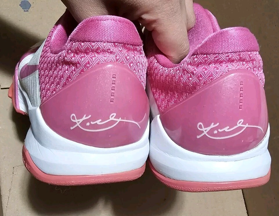 NIKE KOBE V 5 GS Think Pink SZ 6.5 Youth 2010 Rare X-Ray Lakers