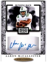 2021 SAGE Premier Draft Autographs Black Aaron McCallister Rookie Auto UNC