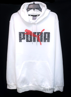 puma layered graphic mens long sleeve hoodie
