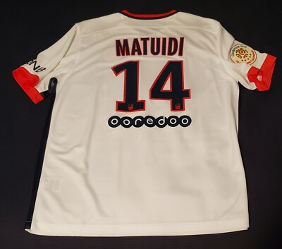 PSG 15-16 Blaise Matuidi #14 Away Nike Replica Jersey Size XL | eBay