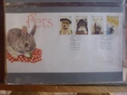 AUSTRALIA 1991 PETS SET 4 STAMPS COCKATOO P/M FDC FIRST DAY COVER
