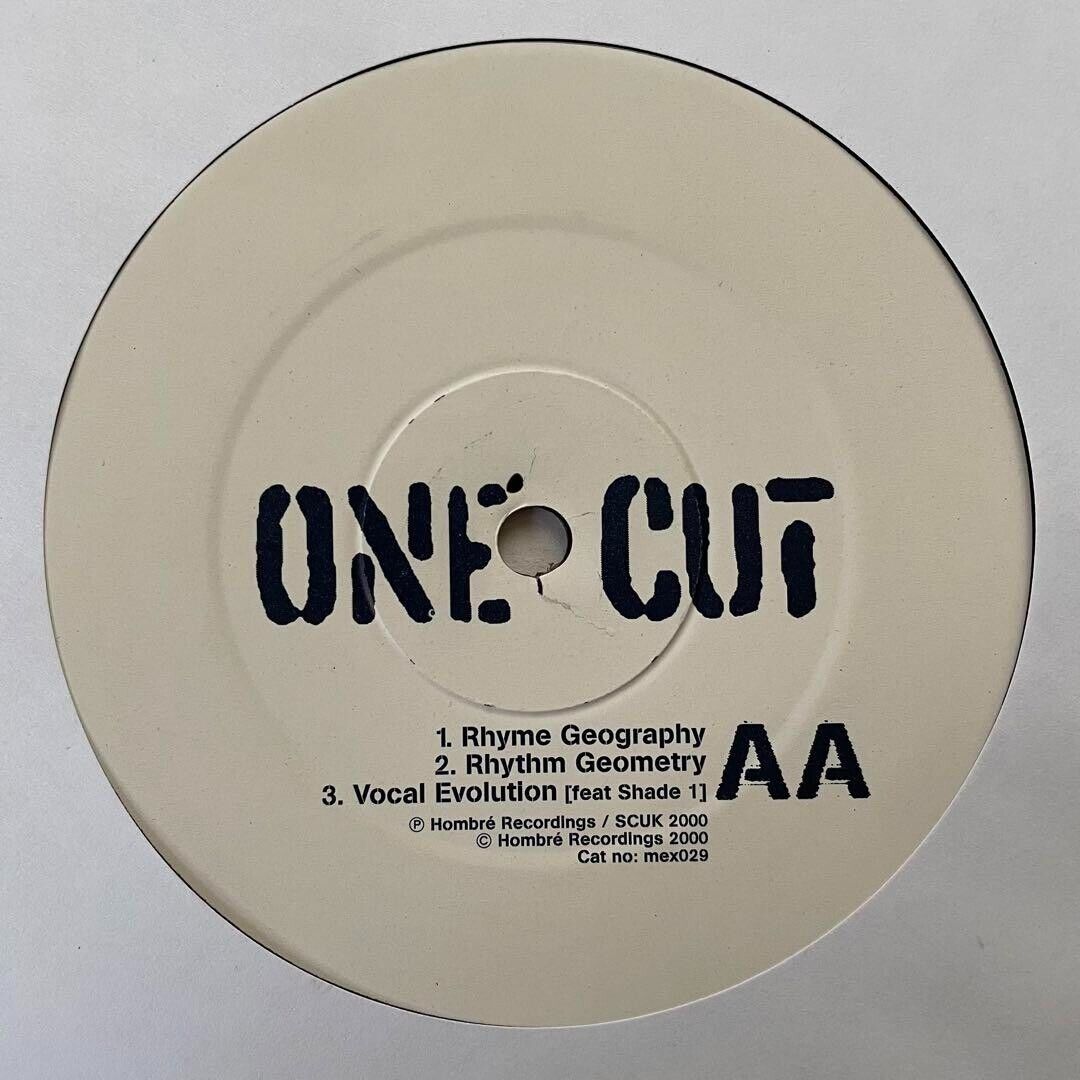 Banksyデザイン ONE CUT 12インチレコード One Cut / Mr X / Rhythm Geometry 12
