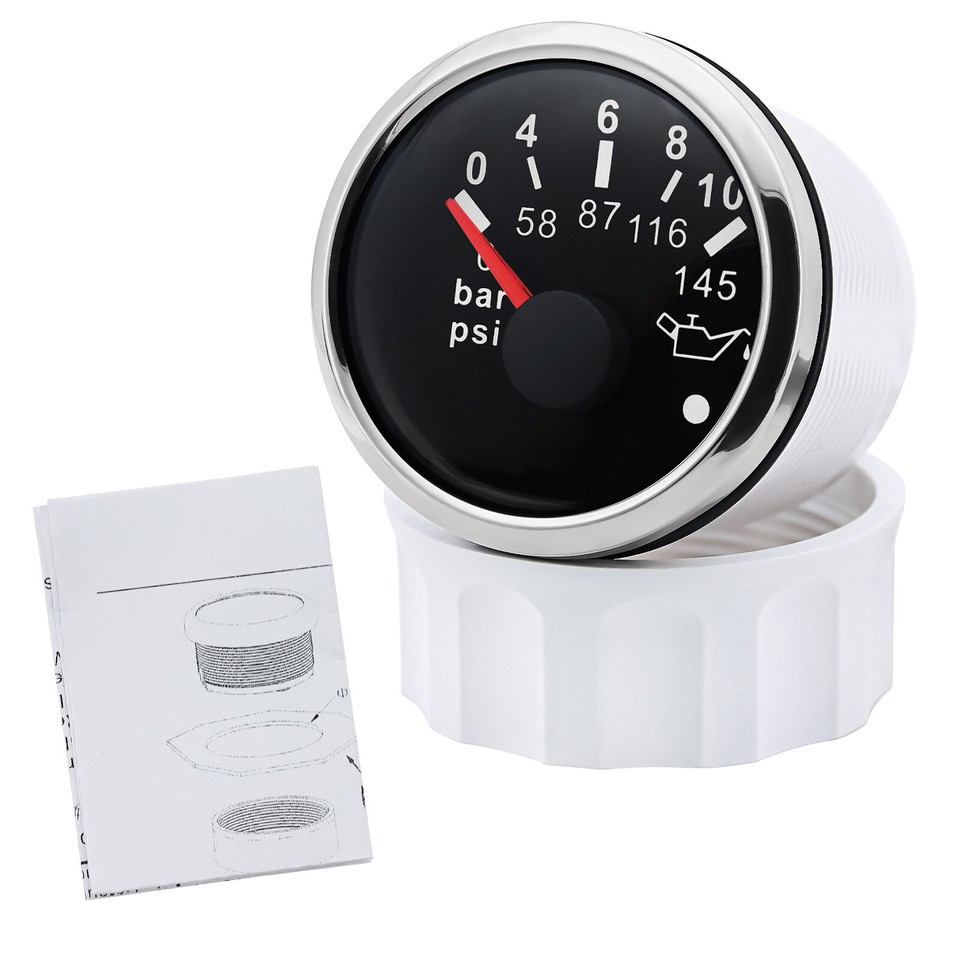 5 Gauge Set 85mm GPS Speedometer 120MPH With Tacho & 52mm 4 Gauge With ...
