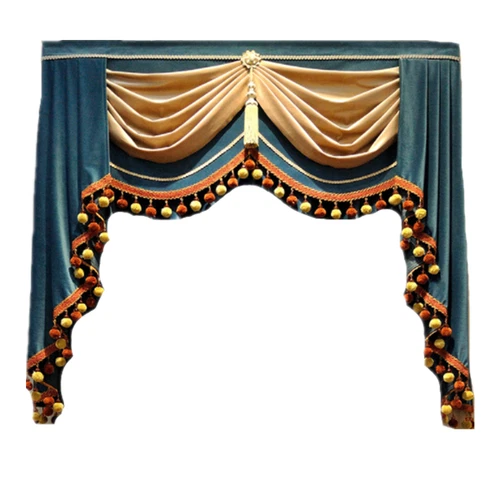 Luxury Floral Embroidered Velvet Curtain European Curtain Panel Drape 1 Panel - Picture 11 of 39