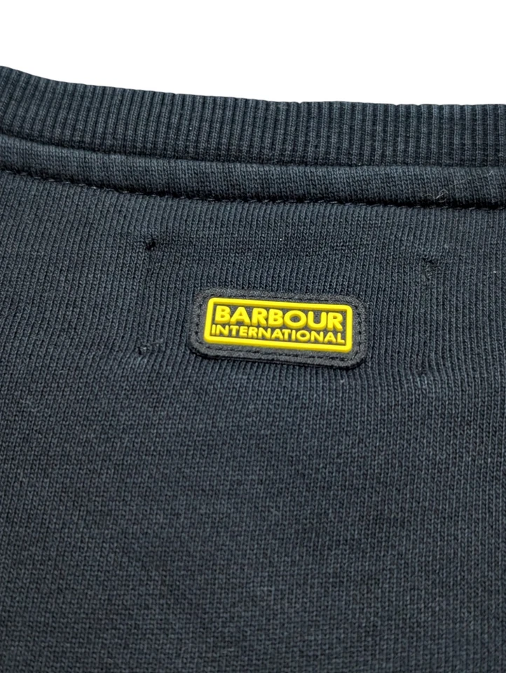 Sudadera para mujer Barbour International Relay Overlayer negra UK12 precio de venta sugerido por el fabricante £50 Foto 4 de 4