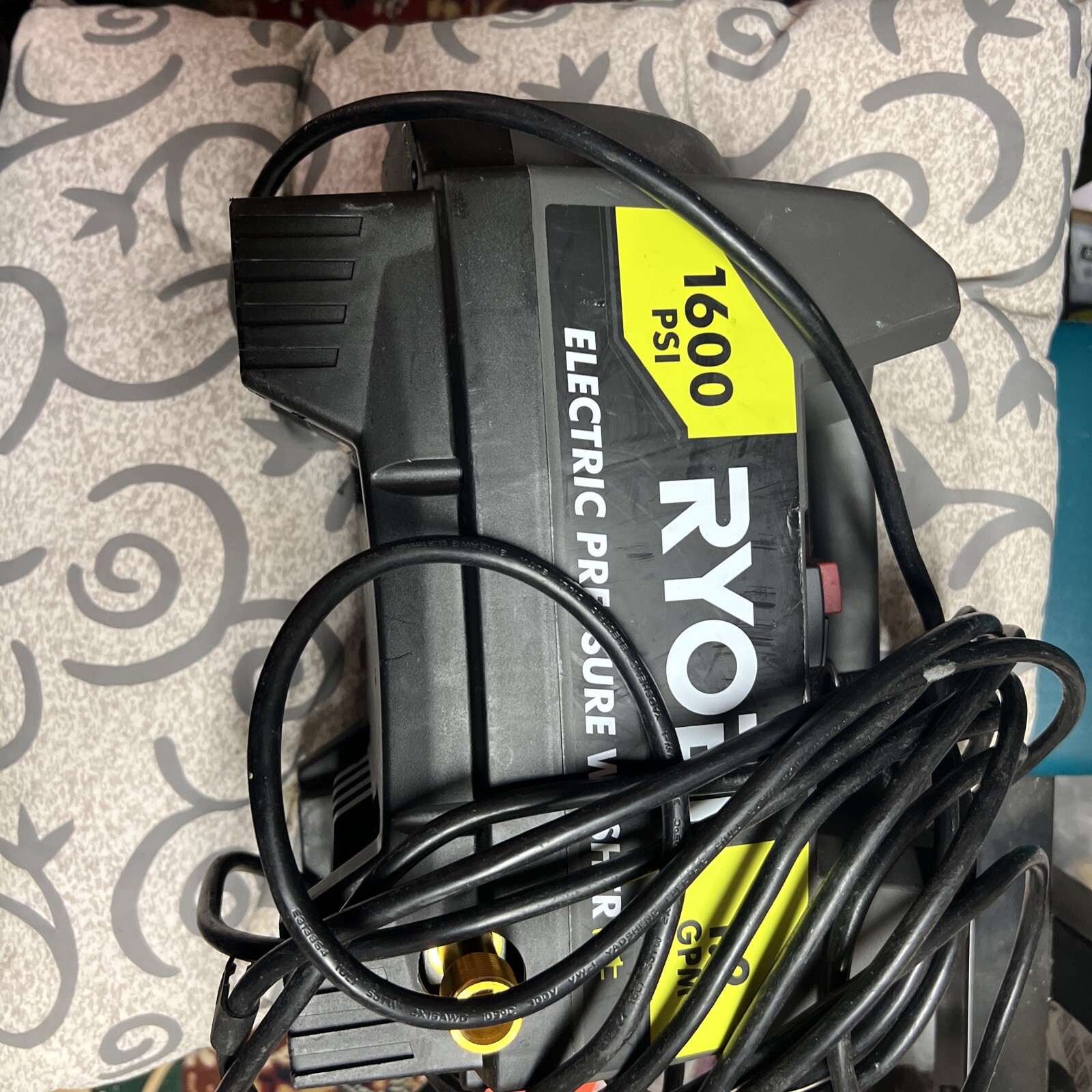 RYOBI &ndash; RY141612 - 1600 PSI 1.2 GPM  Corded Electric Pressure Washer ONLY 
