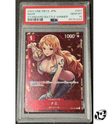 PSA 10 NAMI ST01-007 Standard Battle WINNER Promo One Piece PSA 10 NAMI ST01-007 Standard Battle WINNER Promo One Piece